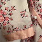 Morgan Lane  x FabFitFun Blush Pink Satin Floral Robe Kimono Style Size S/M Photo 12