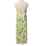 MISA Los Angeles  Galeta Sleeveless Maxi Dress in Citron Water Color Size L NWT Photo 6