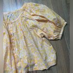 Sundry  ditsy puff sleeve blouse blush/mango 0 Photo 3
