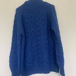Prómesa Boutique Blue Chunky Turtleneck Sweater Photo 5