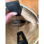 Dan Post Vintage  Black Suede White Stitching Cowboy Western Boots Size 6M Photo 12