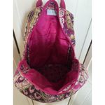 Vera Bradley Very Berry Paisley Pink Backpack 14x16 Pre-Owned for Small Laptop Photo 6