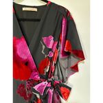 Hutch Nataly Short-Sleeve Wrap Maxi Dress Size XS/SM 2-4 NWOT Feminine Elegant Photo 5