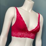 Soma  Lace Plunge Pink Punch Bralette size XS Photo 2