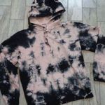 Boohoo women's size 4 pink/black crinkle-look Boutique sweatshirt Retails $89.99 Photo 0