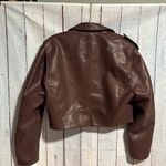 BLANK NYC NWT  Faux Leather Cropped Moto Jacket Photo 9