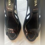 Prada  vero cuoio Sandals Heels sz 36 (6) Photo 7