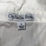 Ophelia Roe  Classic white peplum top. Photo 5