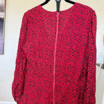 Alice + Olivia Alice and‎ Olivia Polly Red Leopard Fit/Flare mini Dress size 6 Photo 8