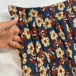 LuLaRoe Madison Women's 3XL Navy Floral Skirt with Pockets Stretch Waist Photo 5