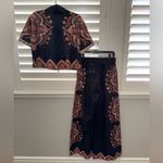 Cleobella Martin Pants & Jeni Blouse Dark Lagos Print Size XS Photo 2