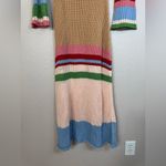 VRG GRL Verge Girl Work of Art Crochet Maxi Dress Multi size AU 8 US 4 Small Tan Photo 10