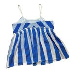 Lemlem bright blue and white striped tank sz Small Photo 5
