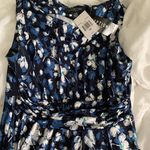 Perceptions Blue Floral Maxi Dress Photo 4