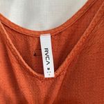 RVCA  Overall Orange Sleeveless Dress with Pockets Womens Medium EUC Linen Bland Photo 1