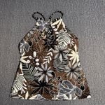 Bleu Rod Beattie Brown Bold Moves High Neck Tankini Swim Top Photo 5