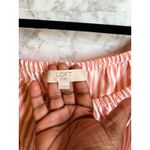 LOFT Plus Off Shoulder Pink White Striped Peasant Top Puff Sleeve Blouse 20 Size undefined Photo 4