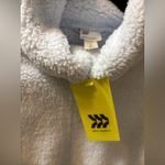 All In Motion  Soft Blue Sherpa cropped Pullover Photo 2