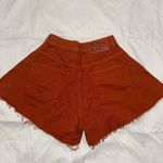 Lncprfm burnt orange with stitched design Shorts. Size 2 Photo 2