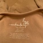 Free People Intimately  Top Mock Neck Nude Tan Long Sleeve Medium Large Photo 2