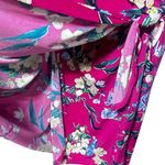 Robbie Bee Women's Floral Pink Sarong Style Dress Medium Photo 7