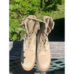 UFCW 8430 Womens Military Army Desert Combat Boots Steel Toe Vibram Sole Sz 5 XW Tan Photo 5