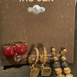 The Sak NWT Earring Set 3 Gold Tone With Beads Photo 0