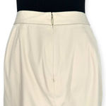 Brooks Brothers | Size 2 | 346 Stretch Tan Khaki Knee Length Lined Pencil Skirt Photo 6