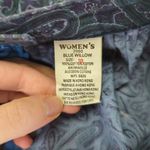 Vintage Blue Willow Paisley Skirt 100% Cotton Maxi Women's 12 Pattern Maximalist Photo 6