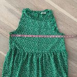 Betsey’s Boutique Green Floral Ruffle Peplum Sleeveless Top Size M Size M Photo 4