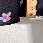 Eliza J  Blue Floral Bell Sleeve Mini Dress Womens 10 Fall Casual Long Sleeve Photo 7