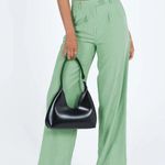 Princess Polly Huxley Basil Green High Rise Wide Leg Pants 0 Photo 1
