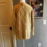 Yellow‎ Chunky Sweater Cottage Core Cable Knit Size Small Long Fall Office
Cozy Photo 6
