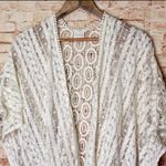 Chico's Chico’s | Cream High/Low Beach Cover Up/Kimono Photo 1