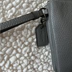 Coach  Double Zip Pebbled Leather Wallet Wristlet
Heathered Gray Photo 1
