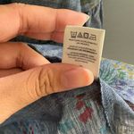 Van Heusen Women's Floral Blouse M Cotton Blend Multicolor Long Sleeve Casual Photo 2