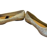 Torrid Gold Glitter Ballet Flat Size 10.5 (WW) Photo 4