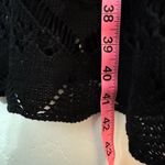 NWOT CROCHET MAXI SKIRT W LINING XS/S elastic waist Black Photo 5