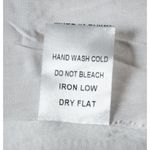 MABLE Gingham Plaid Checkered PeasantRuffle Sleeve Dress Womans Medium White Photo 6