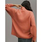 Maeve  by Anthropologie Dakotah Pink Oversized Turtleneck Sweater - Size - XXS Photo 1