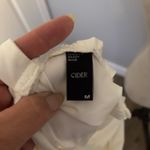 Cider  Fitted Crop Tank Top with Tie FrontSz M Photo 2