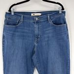 Levi's 515 Womens Red Tab Bootcut Stretch Denim Jeans Medium Wash Blue Size 16 Photo 2