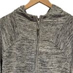 Athleta Zip Up Heather Grey Hoodie Size Medium Cozy Athletic Casual Pockets Photo 4