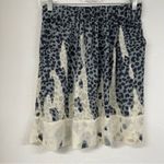 CAbi  Grey & Cream Spotted Pull On Mini Skirt Womens S Polka Dot Preppy Casual Photo 7