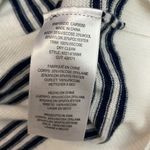 Joie White with Navy Blue Stripes Long Sleeve Sweater with White Collar Size XS Photo 8