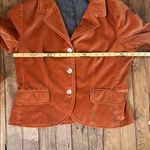 Carolina Herrera Burnt Orange Velvet Blazer Photo 1
