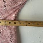 B. Smart Y2k Dress Fairy Size 1 Pink Lace Sequin High Low Formal Prom Coquette Photo 5