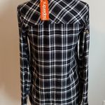 Superdry Maya Supersize Shirt Black White Check Photo 3