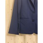 Ava Pre- Loved - Slit Sleeve Blazer - Small/ Navy Blue Photo 2