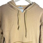 American Eagle  Women's Small Hoodie Tan Yellow‎ Legging Fit Comfy Lounge Soft Photo 1